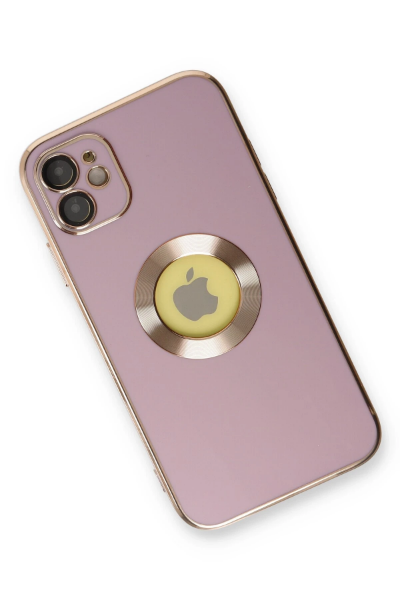 Newface iPhone 12 Kılıf Store Silikon - Mor resmi