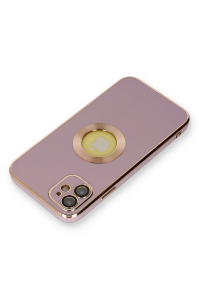 Newface iPhone 12 Kılıf Store Silikon - Mor resmi