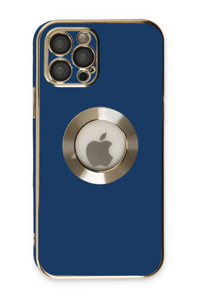 Newface iPhone 12 Pro Kılıf Store Silikon - Mavi resmi
