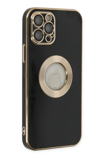 Newface iPhone 12 Pro Max Kılıf Store Silikon - Siyah resmi