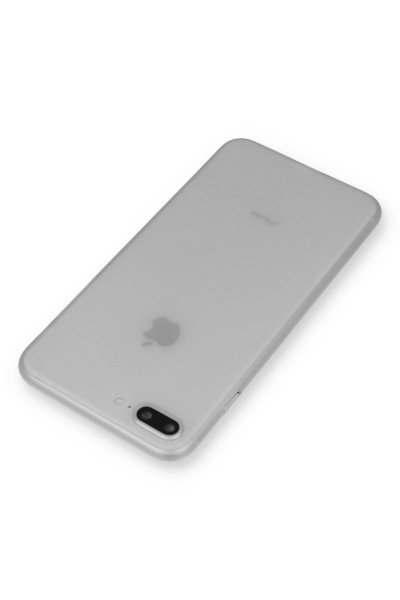 Newface iPhone 7 Plus Kılıf PP Ultra İnce Kapak - Beyaz resmi