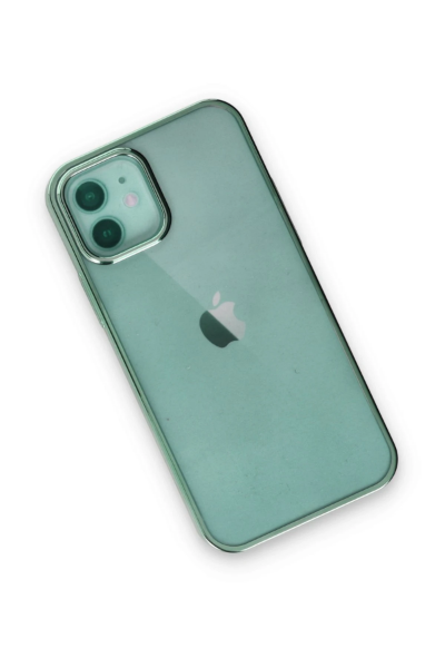 Newface iPhone 11 Kılıf Element Silikon - Yeşil resmi