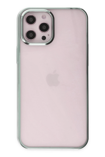 Newface iPhone 12 Pro Max Kılıf Element Silikon - Yeşil resmi
