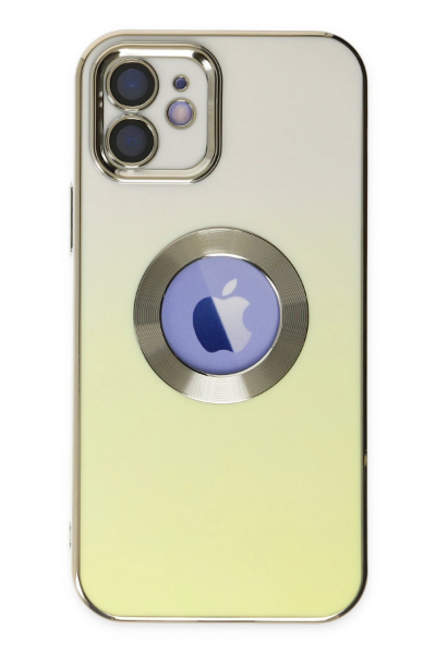 Newface iPhone 12 Kılıf Best Silikon - Sarı resmi