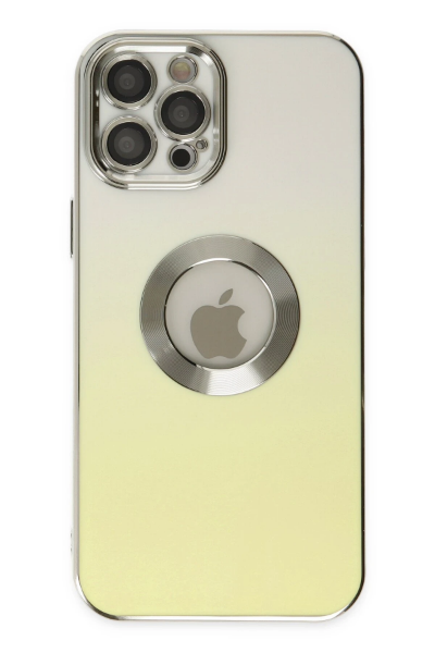 Newface iPhone 12 Pro Max Kılıf Best Silikon - Sarı resmi