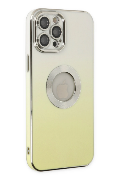 Newface iPhone 12 Pro Max Kılıf Best Silikon - Sarı resmi
