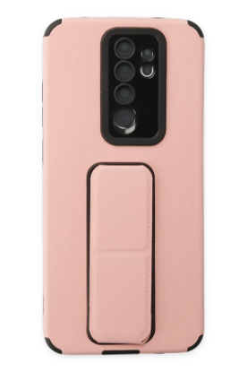 Newface Xiaomi Redmi Note 8 Pro Kılıf Mega Standlı Silikon - Pudra resmi