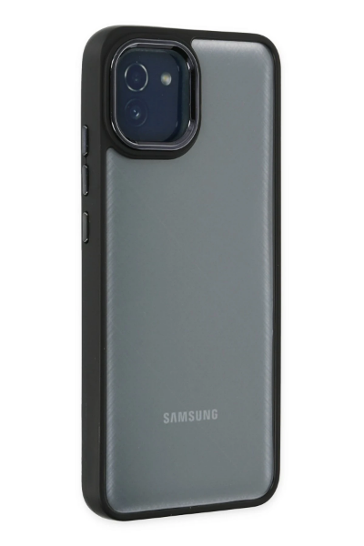 Newface Samsung Galaxy A03 Kılıf Dora Kapak - Siyah resmi