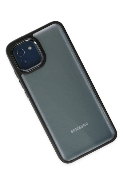 Newface Samsung Galaxy A03 Kılıf Dora Kapak - Siyah resmi