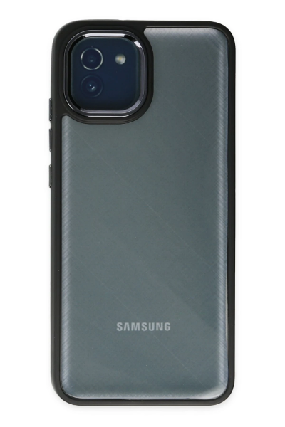 Newface Samsung Galaxy A03 Kılıf Dora Kapak - Siyah resmi