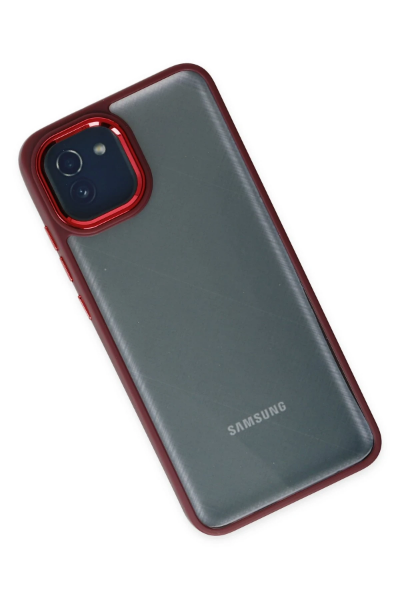 Newface Samsung Galaxy A03 Kılıf Dora Kapak - Kırmızı resmi