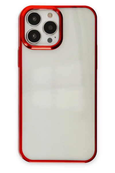 Newface iPhone 14 Pro Max Kılıf Element Silikon - Kırmızı resmi