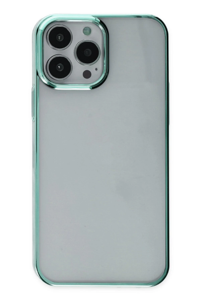 Newface iPhone 14 Pro Max Kılıf Element Silikon - Yeşil resmi