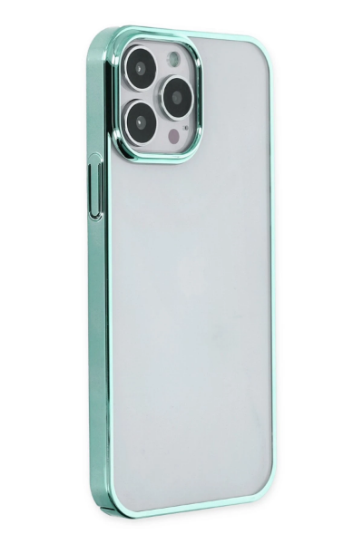 Newface iPhone 14 Pro Max Kılıf Element Silikon - Yeşil resmi