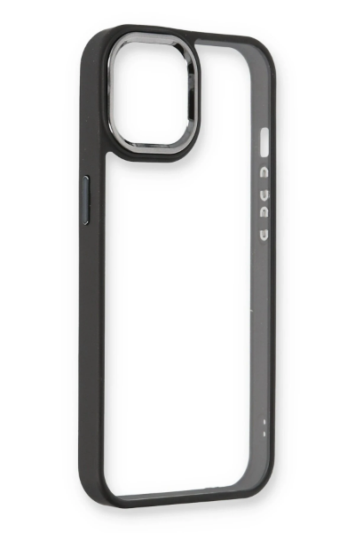 Newface iPhone 14 Plus Kılıf Dora Kapak - Siyah resmi