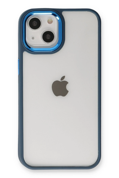 Newface iPhone 14 Plus Kılıf Dora Kapak - Mavi resmi