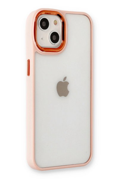Newface iPhone 14 Plus Kılıf Dora Kapak - Pudra resmi
