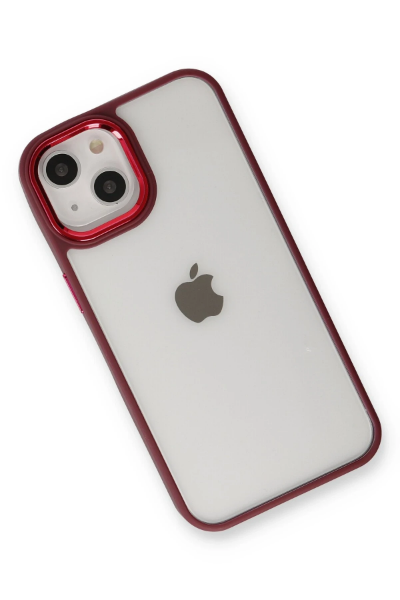 Newface iPhone 14 Plus Kılıf Dora Kapak - Kırmızı resmi