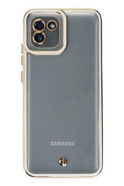 Newface Samsung Galaxy A03 Kılıf Liva Lens Silikon - Beyaz resmi