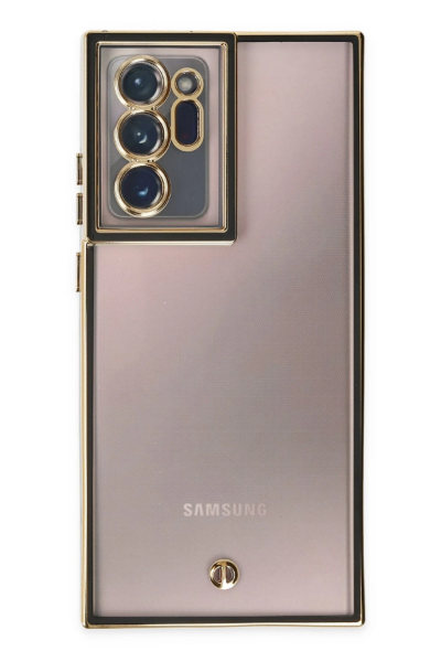 Newface Samsung Galaxy Note 20 Ultra Kılıf Liva Lens Silikon - Siyah resmi