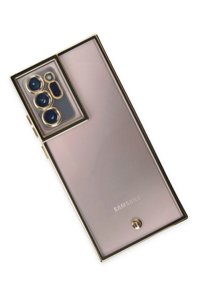 Newface Samsung Galaxy Note 20 Ultra Kılıf Liva Lens Silikon - Siyah resmi