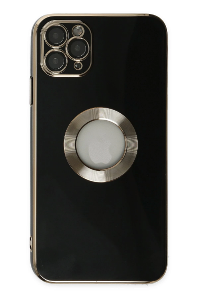 Newface iPhone 11 Pro Max Kılıf Store Silikon - Siyah resmi