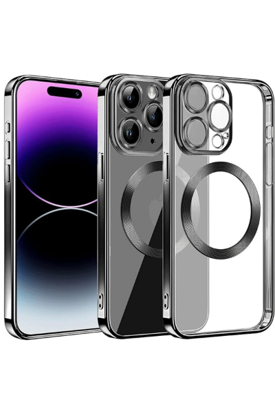 Newface iPhone 13 Pro Max Kılıf Slot Silikon - Siyah resmi