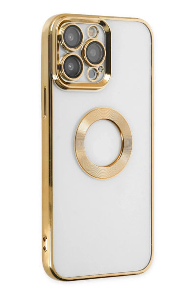 Newface iPhone 13 Pro Max Kılıf Slot Silikon - Gold resmi