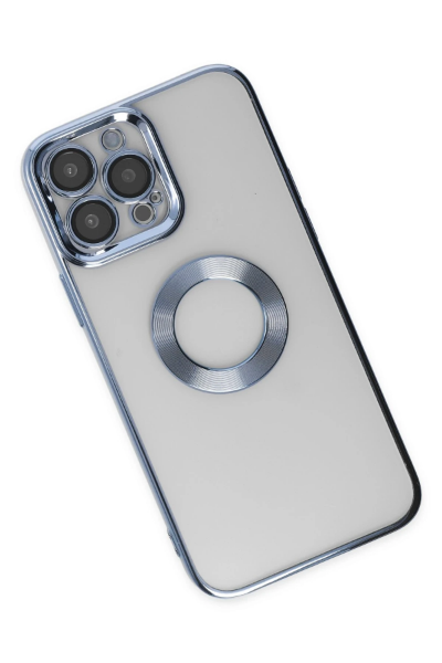 Newface iPhone 14 Pro Kılıf Slot Silikon - Sierra Blue resmi