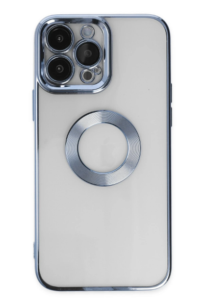 Newface iPhone 14 Pro Max Kılıf Slot Silikon - Sierra Blue resmi