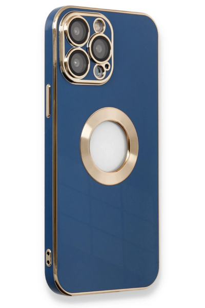 Newface iPhone 14 Pro Max Kılıf Store Silikon - Mavi resmi