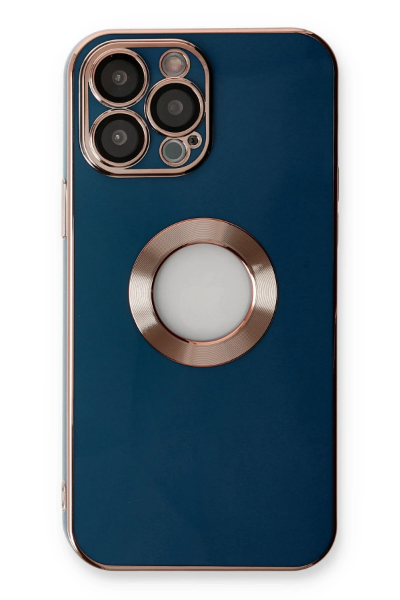 Newface iPhone 14 Pro Max Kılıf Store Silikon - Mavi resmi