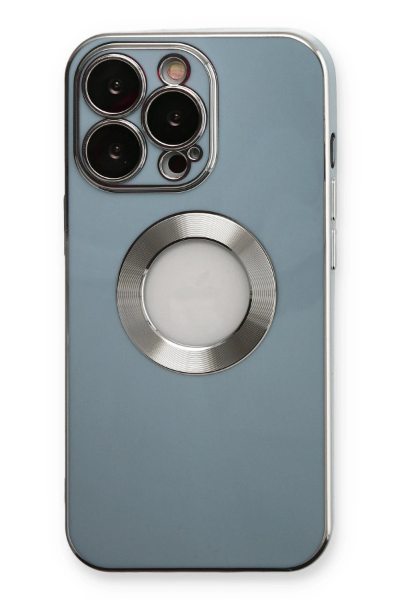 Newface iPhone 14 Pro Max Kılıf Store Silikon - Sierra Blue resmi