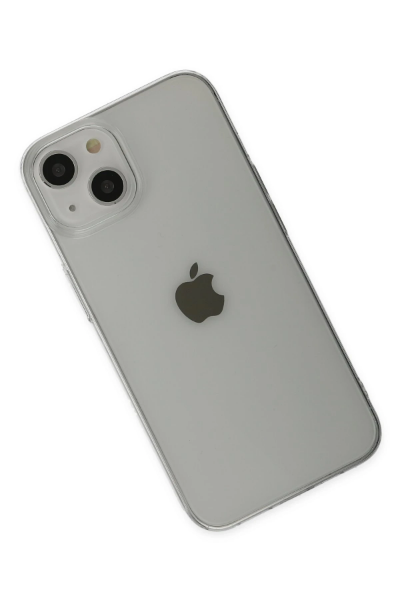 Newface iPhone 14 Plus Kılıf Pc Sert Şeffaf Kapak - Şeffaf resmi