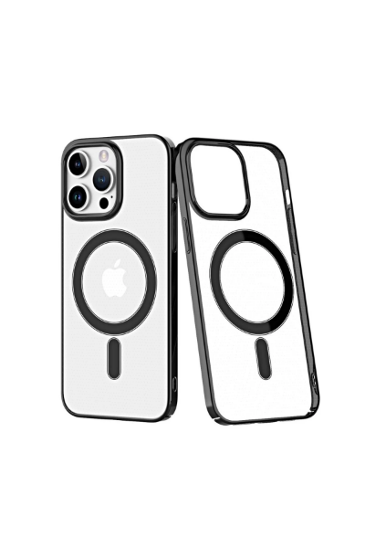 Newface iPhone 13 Pro Kılıf Element Magneticsafe Sert Kapak - Siyah resmi