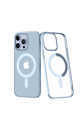 Newface iPhone 14 Pro Kılıf Element Magneticsafe Sert Kapak - Sierra Blue resmi