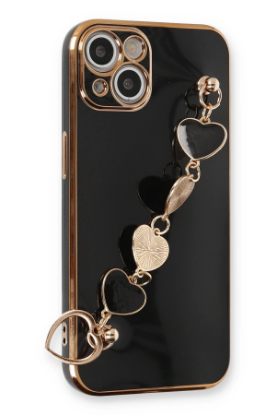 Newface iPhone 14 Kılıf Esila Silikon - Siyah resmi