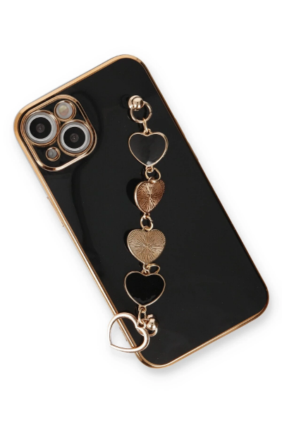 Newface iPhone 14 Kılıf Esila Silikon - Siyah resmi