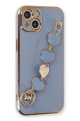 Newface iPhone 14 Kılıf Esila Silikon - Gri resmi