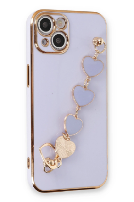 Newface iPhone 14 Kılıf Esila Silikon - Lila resmi