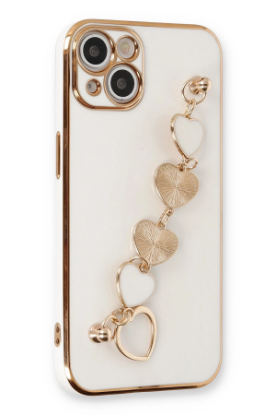 Newface iPhone 14 Plus Kılıf Esila Silikon - Beyaz resmi