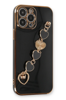 Newface iPhone 14 Pro Kılıf Esila Silikon - Siyah resmi