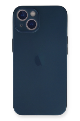 Newface iPhone 14 Plus Kılıf PP Ultra İnce Kapak - Mavi resmi