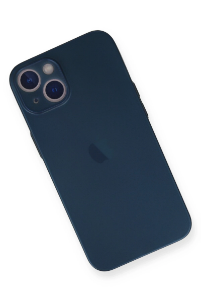 Newface iPhone 14 Plus Kılıf PP Ultra İnce Kapak - Mavi resmi