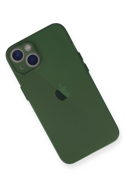 Newface iPhone 14 Plus Kılıf PP Ultra İnce Kapak - Yeşil resmi