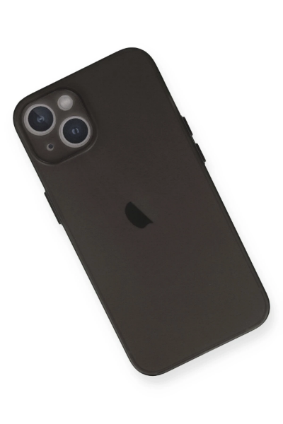 Newface iPhone 14 Plus Kılıf PP Ultra İnce Kapak - Gri resmi