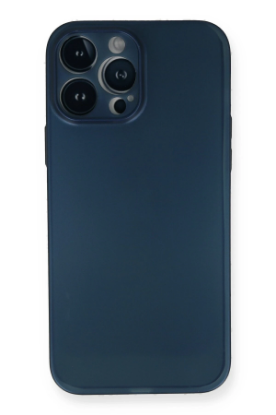 Newface iPhone 14 Pro Kılıf PP Ultra İnce Kapak - Mavi resmi