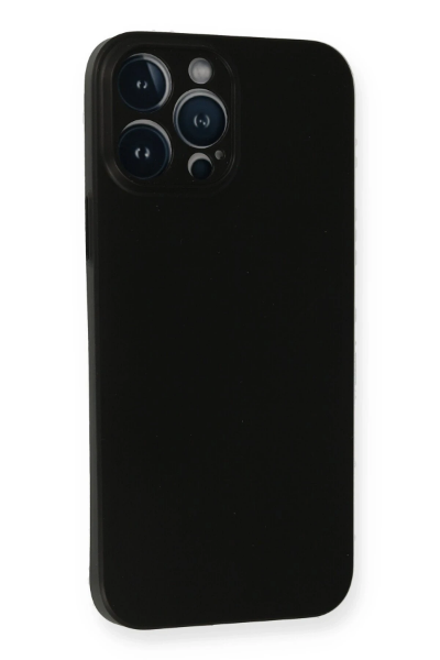 Newface iPhone 14 Pro Kılıf PP Ultra İnce Kapak - Siyah resmi