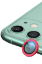 Newface iPhone 12 Mini Raze Metal Kamera Lens - Kırmızı resmi
