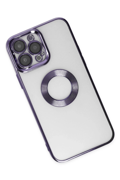Newface iPhone 14 Pro Max Kılıf Slot Silikon - Mor resmi